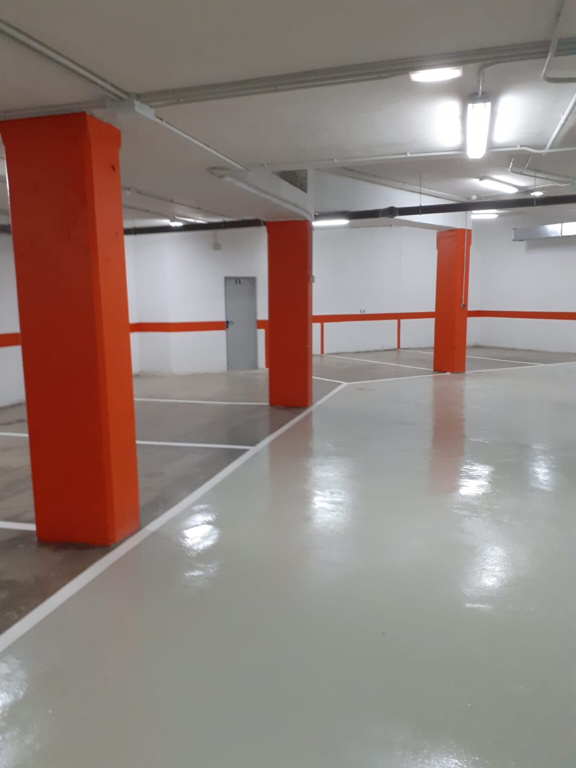 Repintado de parking subterraneo - JUNO - Fabricantes de pintura de  interior y exterior
